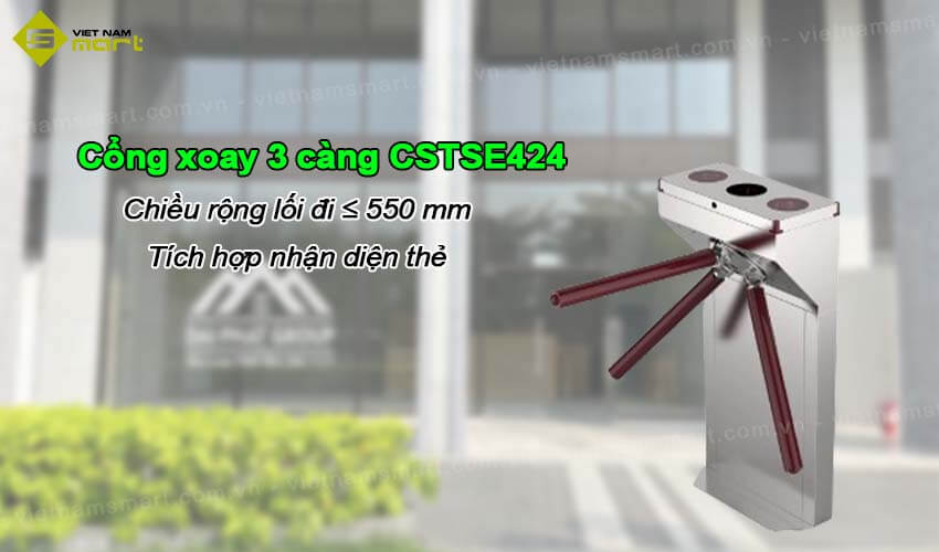 Cổng xoay 3 càng Chisung CSTSE424