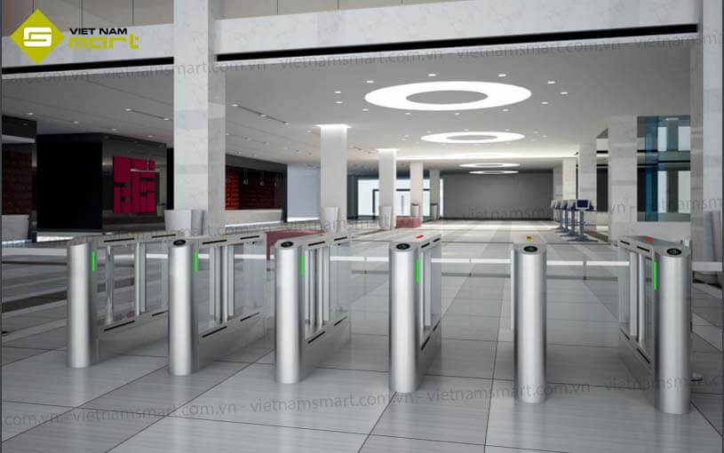 Cổng swing barrier Cmolo CPW-322DS Cổng Swing Barrier Cmolo CPW-322DS