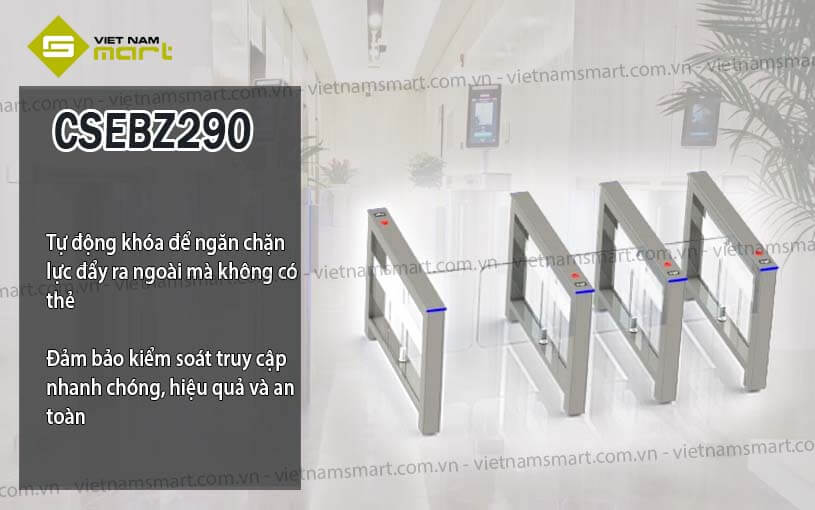 Cổng swing barrier Chisung CSEBZ290 Cổng Swing Barrier Chisung CSEBZ290