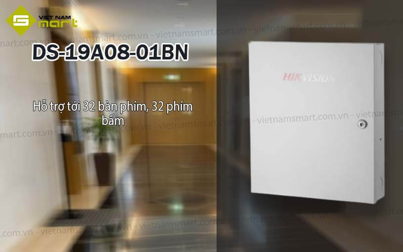 Tủ báo động trung tâm 8 zone Hikvision DS-19A08-01BN Tủ báo động trung tâm 8 zone Hikvision DS-19A08-01BN
