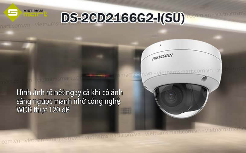 Camera mạng cố định 6 MP Hikvision DS-2CD2166G2-I(SU) Camera mạng cố định 6 MP Hikvision DS-2CD2166G2-I(SU)