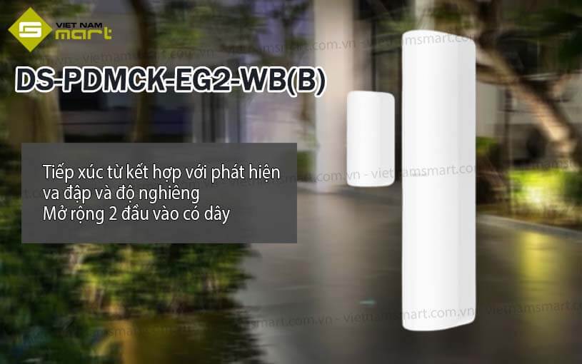 Cảm biến hồng ngoại không dây Hikvision DS-PDMCK-EG2-WB(B) Cảm biến hồng ngoại không dây Hikvision DS-PDMCK-EG2-WB(B)
