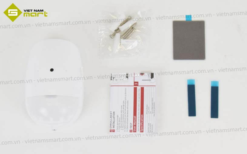 Cảm biến hồng ngoại báo vỡ kính không dây Hikvision DS-PDPG12P-EG2-WE Cảm biến hồng ngoại báo vỡ kính không dây Hikvision DS-PDPG12P-EG2-WE