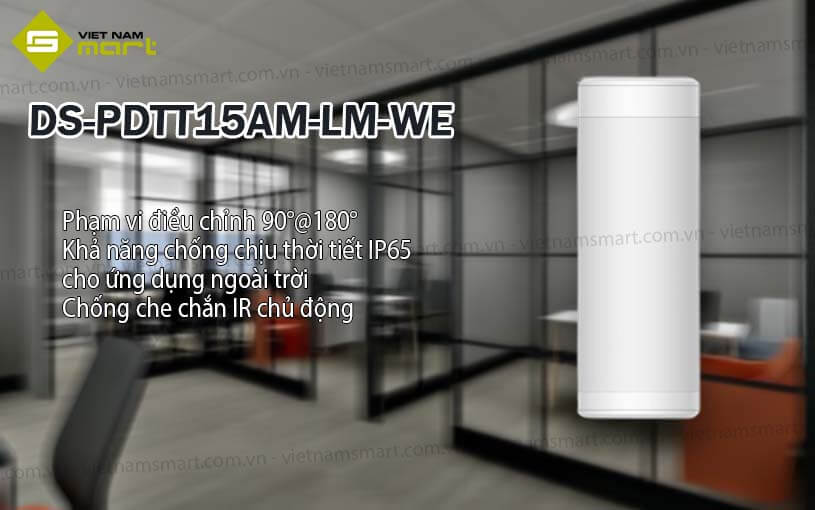 Cảm biến hồng ngoại Hikvision DS-PDTT15AM-LM-WE Cảm biến hồng ngoại Hikvision DS-PDTT15AM-LM-WE