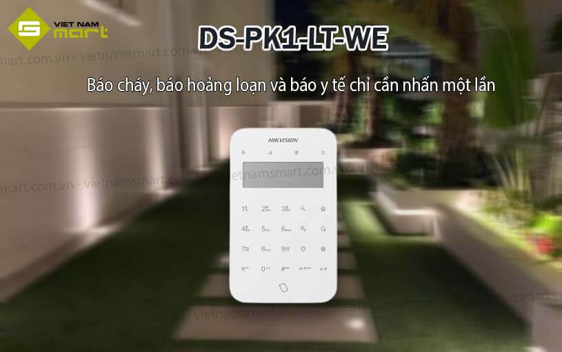 Bàn phím LCD không dây Hikvision DS-PK1-LT-WE