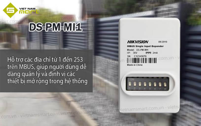 Bộ mở rộng đầu vào M-BUS Hikvision DS-PM-MI1