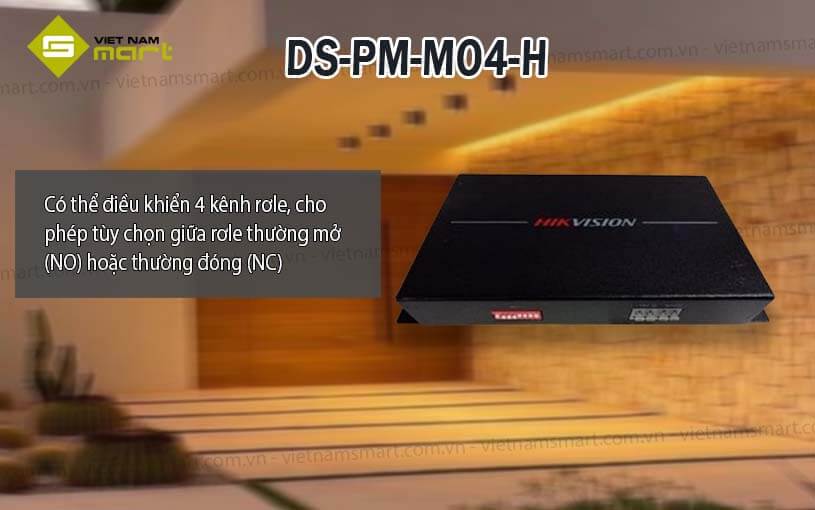 Bộ mở rộng đầu ra MBUS ZKTeco DS-PM-MO4-H Bộ mở rộng đầu ra MBUS ZKTeco DS-PM-MO4-H