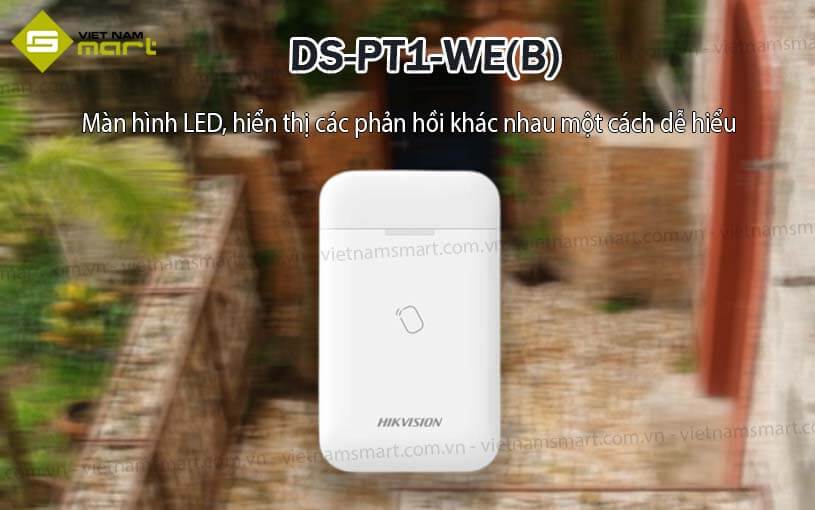 Đầu đọc thẻ không dây Hikvision DS-PT1-WE(B) Đầu đọc thẻ không dây Hikvision DS-PT1-WE(B)