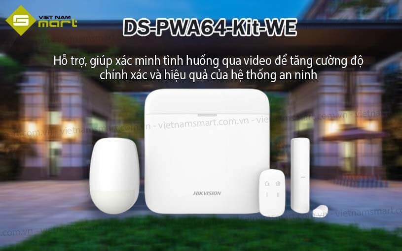 Bộ KIT báo động không dây Hikvision DS-PWA64-Kit-WE Bộ KIT báo động không dây Hikvision DS-PWA64-Kit-WE