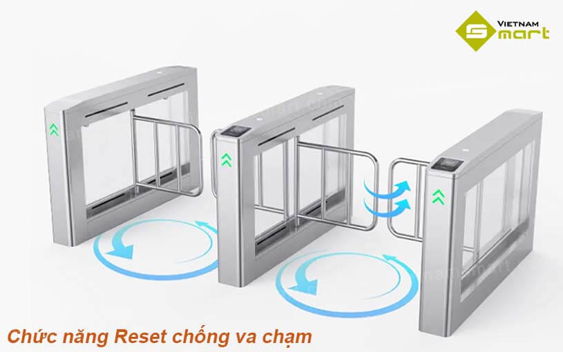 Cổng swing barrier Fujica FJC-Z2318 Cổng phân làn swing barrier Fujica FJC-Z2318