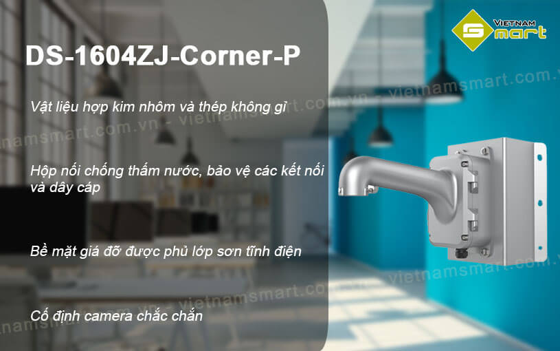 Giá đỡ camera Hikvision DS-1604ZJ-Corner-P Giá đỡ camera Hikvision DS-1604ZJ-Corner-P