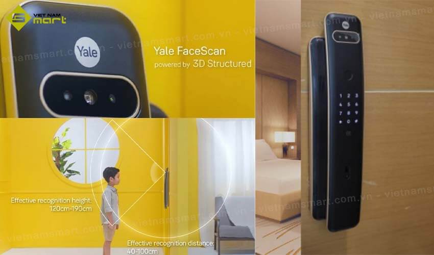 Khóa cửa nhận diện khuôn mặt Yale Luna Pro+ Khóa cửa nhận diện khuôn mặt Yale Luna Pro+
