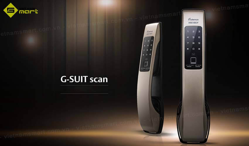 Khóa điện tử kéo đẩy Gateman G-SUIT scan Khóa điện tử kéo đẩy Gateman G-SUIT scan