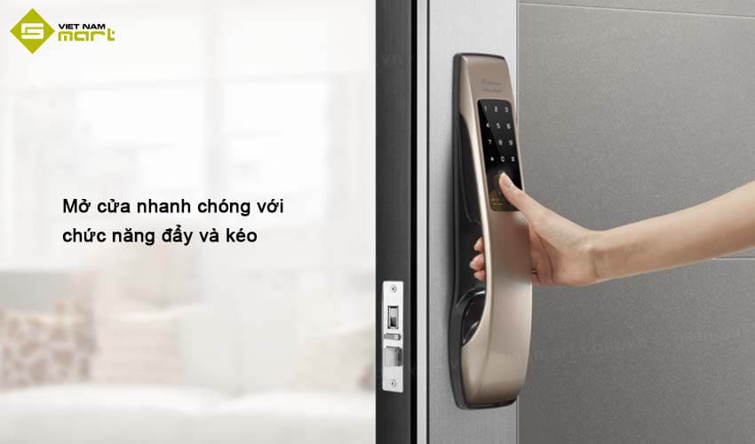 Khóa điện tử kéo đẩy Gateman G-SUIT scan Khóa điện tử kéo đẩy Gateman G-SUIT scan