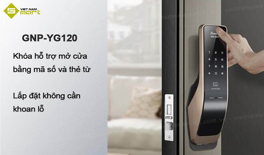 Khóa điện tử kéo đẩy Gateman GNP-YG120 Khóa điện tử kéo đẩy Gateman GNP-YG120