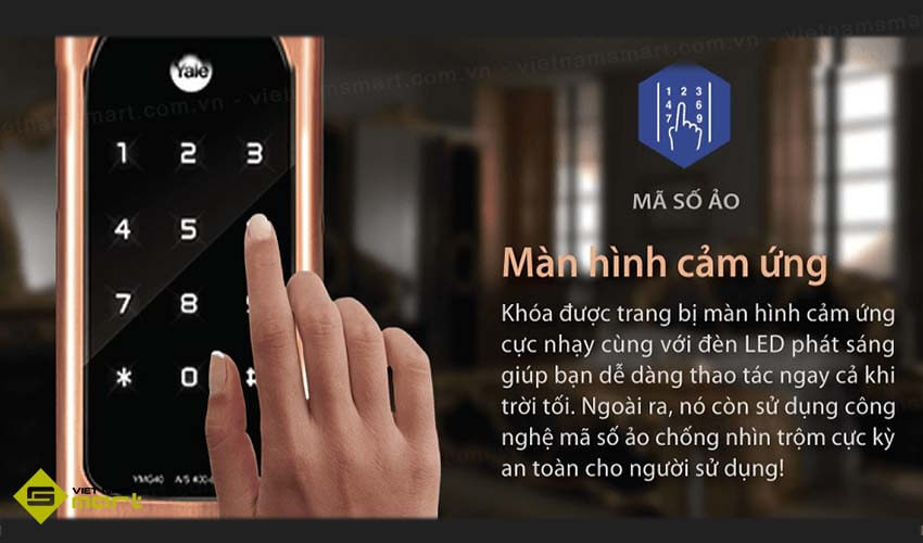 Khóa điện tử vân tay Yale YMG40 Khóa điện tử vân tay Yale YMG40