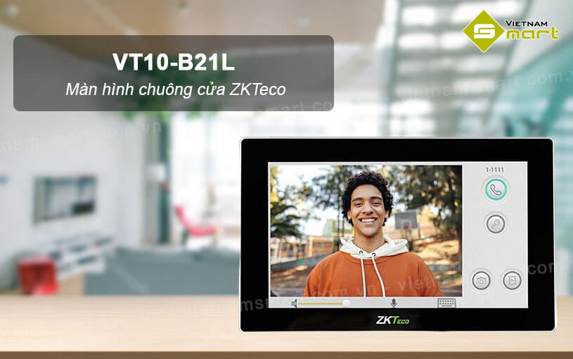 Màn hình chuông cửa ZKTeco VT10-B21L Màn hình chuông cửa ZKTeco VT10-B21L