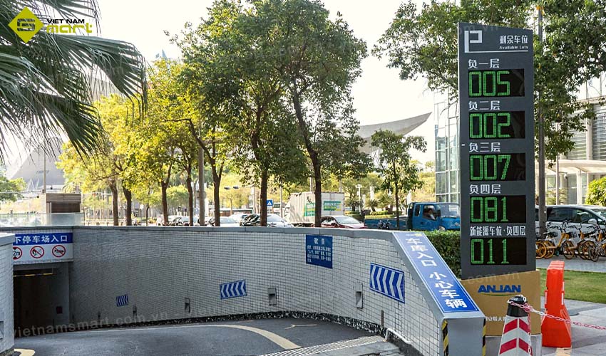 Màn hình hiển thị chỗ đậu xe lối vào Fujica FJC-T96 Màn hình hiển thị chỗ đậu xe lối vào Fujica FJC-T96