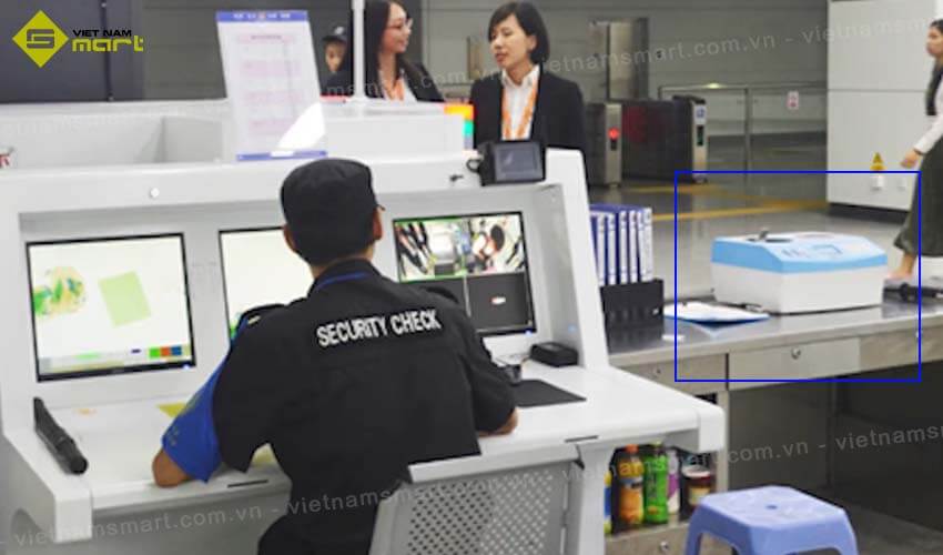 Máy dò chất nổ và ma túy Safeway HD900 được ứng dụng tại sân bay