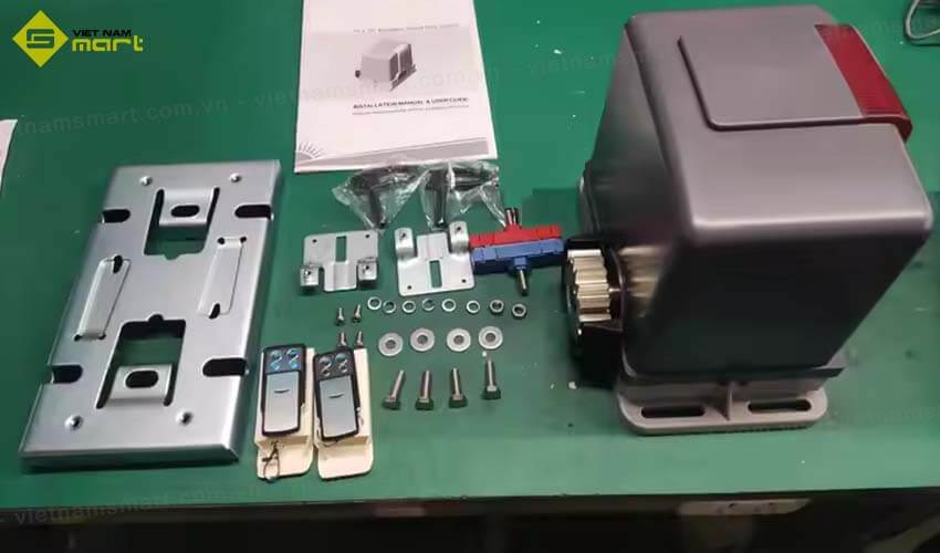 Motor cửa cổng trượt Bisen BS-PY82L điều khiển từ xa Motor cửa cổng trượt Bisen BS-PY82L điều khiển từ xa