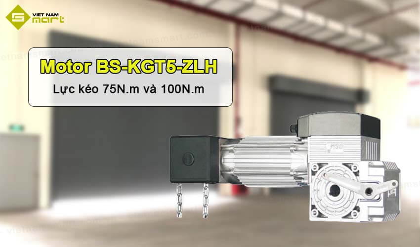 Motor cửa cuốn công nghiệp Bisen BS-KGT5-ZLH