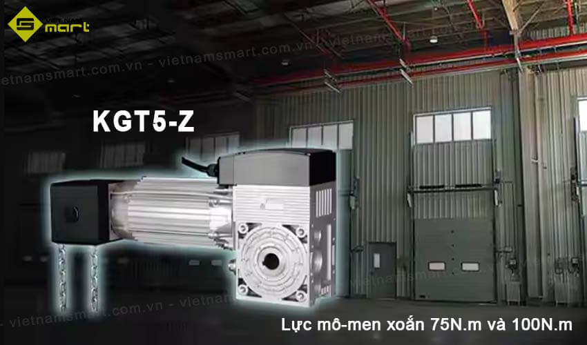 Motor cửa cuốn công nghiệp Bisen KGT5-Z
