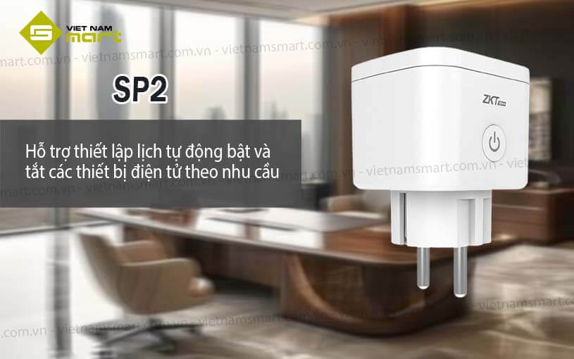 Phích cắm Wi-Fi thông minh ZKTeco SP2