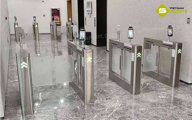 Cổng swing barrier Fujica FJC-Z2318 Cổng phân làn tự động swing barrier Fujica FJC-Z2318