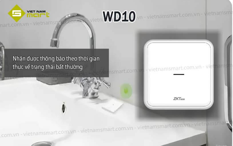 Thiết bị phát hiện rò rỉ nước ZKTeco WD10 Thiết bị phát hiện rò rỉ nước ZKTeco WD10