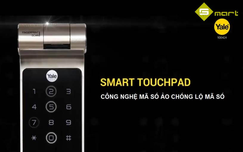 Khóa cửa vân tay Yale YDD424+