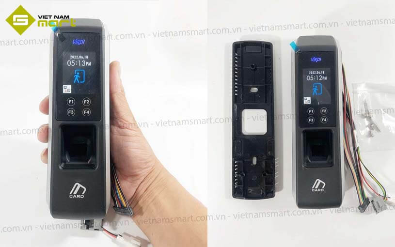 Máy chấm công vân tay Virdi AC-2100PLUS Hình ảnh thực tế của máy chấm công vân tay Virdi AC-2100PLUS