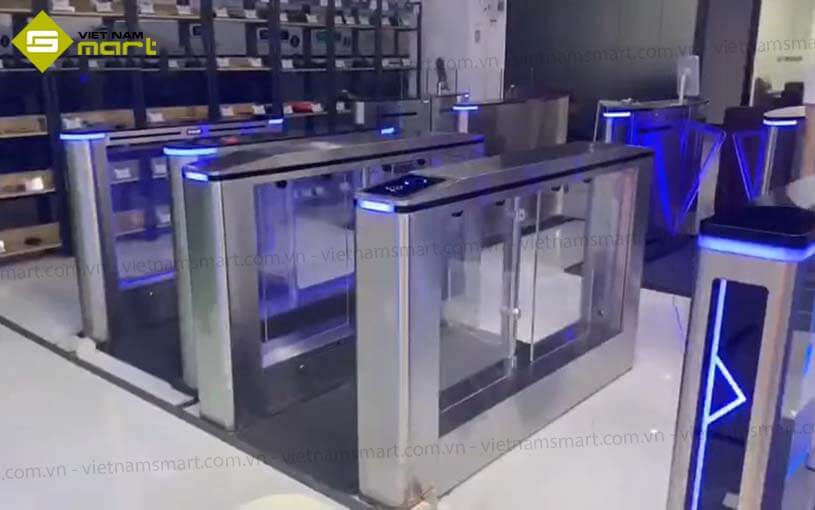 Cổng swing barrier Turboo K324 Cổng xoay Swing Barrier Turboo K324