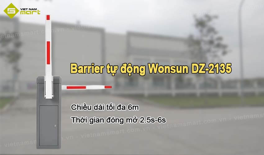 Giới thiệu barrier tự động Wonsun DZ-2135
