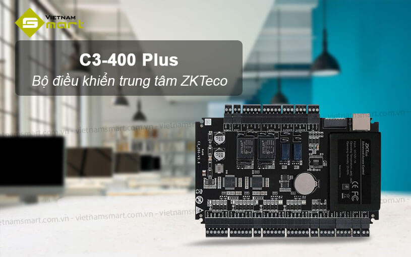 Bộ điều khiển trung tâm ZKTeco C3-400 Plus Bộ điều khiển trung tâm ZKTeco C3-400 Plus