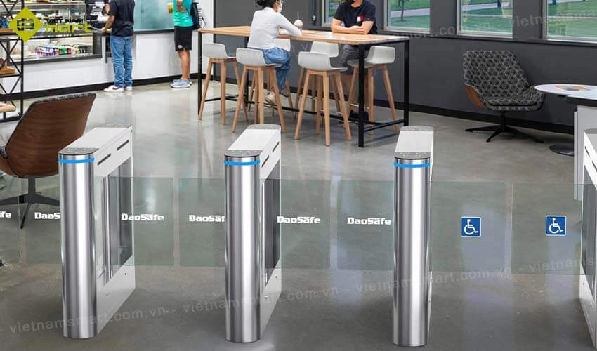 Cổng swing barrier Daosafe DS212 Cổng Swing Barrier Daosafe DS212