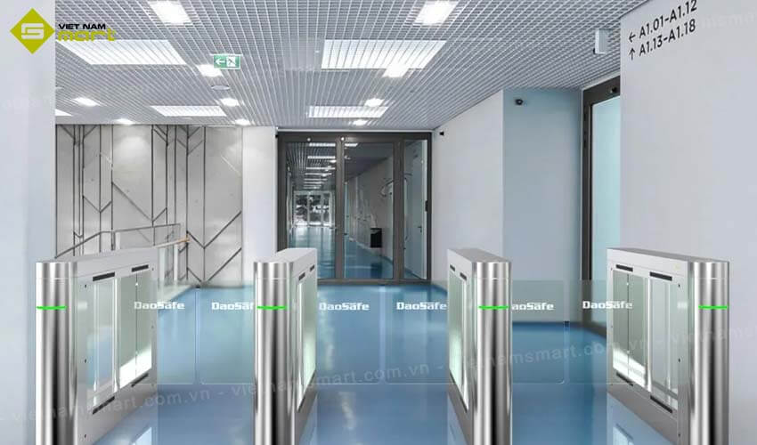 Cổng swing barrier Daosafe DS212D Cổng Swing Barrier Daosafe DS212D