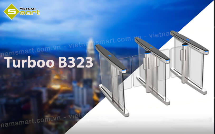 Cổng swing barrier Turboo B323 Cổng Swing Barrier Turboo B323