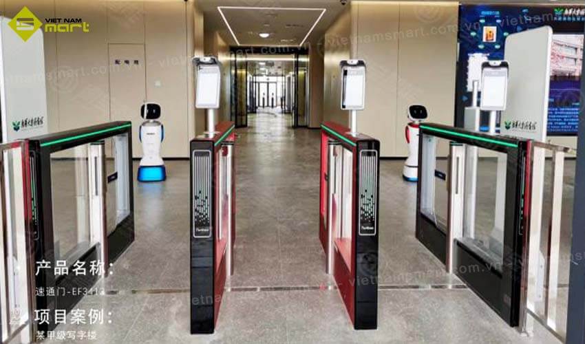 Cổng swing barrier Turboo EF3412 Cổng Swing Barrier Turboo EF3412