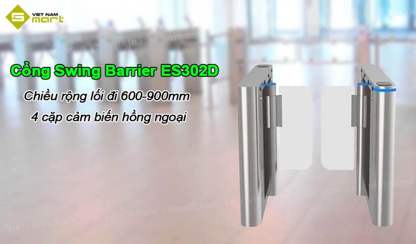Cổng swing barrier Turboo ES302D Cổng Swing Barrier Turboo ES302D