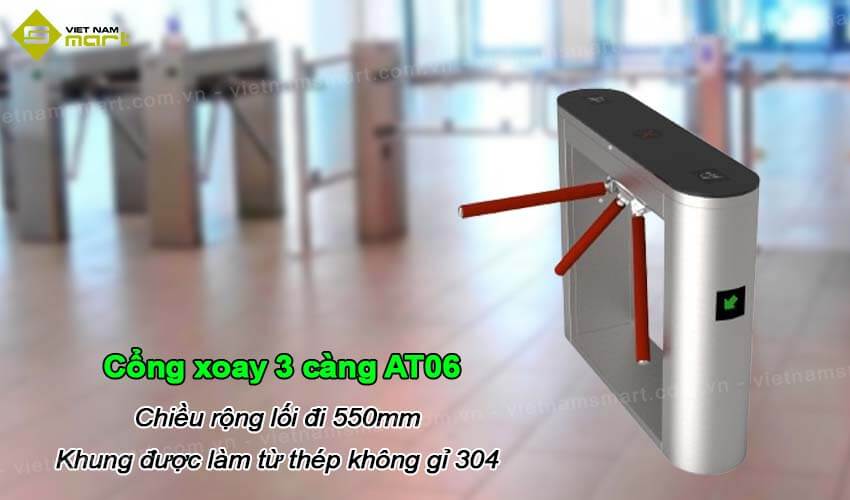 Cổng xoay 3 càng Ambon AT06
