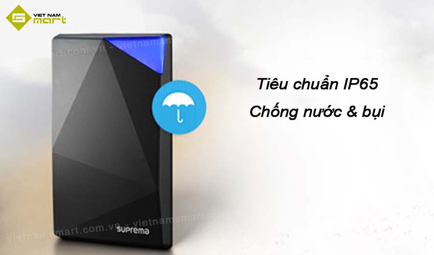Đầu đọc thẻ từ Suprema Xpass S2 XPS2M Đầu đọc thẻ từ Suprema XPS2M có khả năng chống nước tốt
