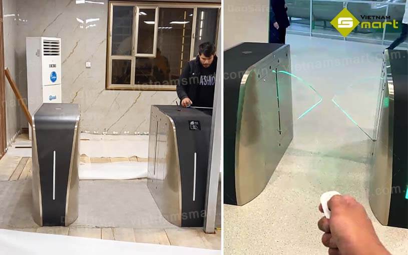 Cách thức vận hành cổng flap barrier DS3000