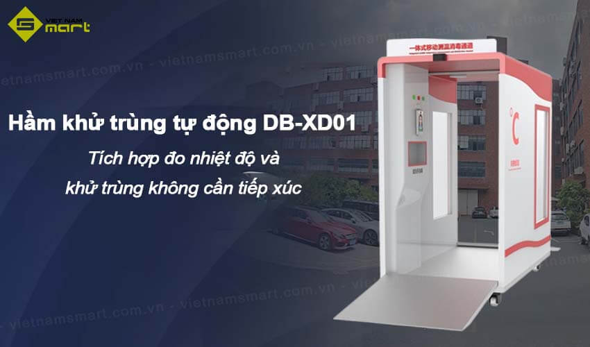 Hầm khử trùng tự động không tiếp xúc Turboo DB-XD01