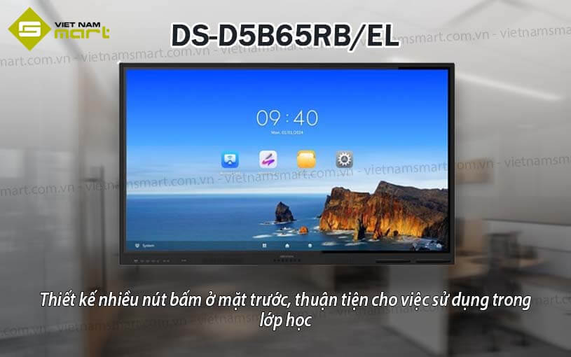 Màn hình tương tác 65 inch Hikvision DS-D5B65RB/EL giải pháp trình chiếu hiệu quả, chất lượng cao