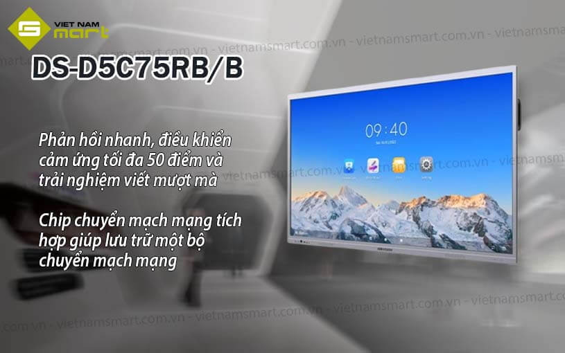 Màn hình tương tác 75 inch Hikvision DS-D5C75RB/B