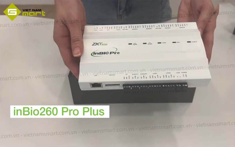 Bộ điều khiển trung tâm 2 cửa ZKTeco InBio260 Pro Plus Bộ điều khiển trung tâm 2 cửa ZKTeco InBio260 Pro Plus