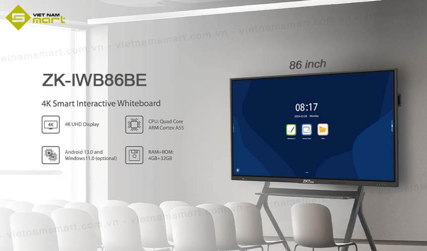 Màn hình tương tác ZKTeco ZK-IWB86BE