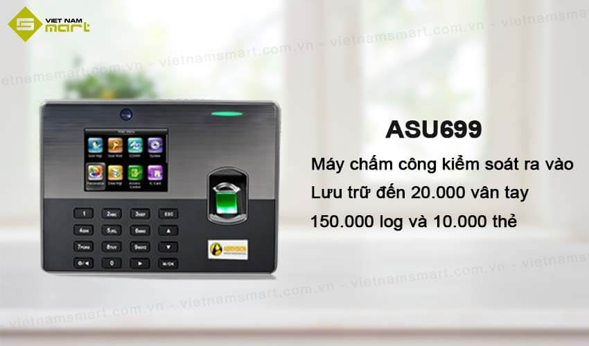 Máy chấm công và kiểm soát cửa Abrivision ASU699 Máy chấm công và kiểm soát cửa Abrivision ASU699