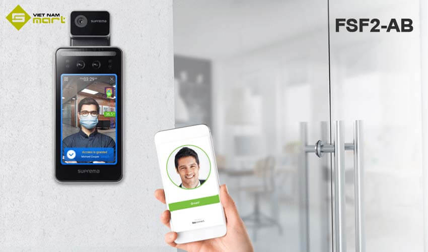Máy chấm công khuôn mặt Suprema FSF2-AB