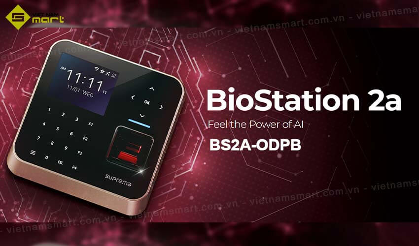 Máy chấm công vân tay Suprema BS2A-ODPB Máy chấm công vân tay Suprema BS2A-ODPB